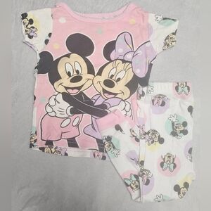 4 PAIRS OF DISNEY PAJAMAS - 12M(3) - 18M(1)